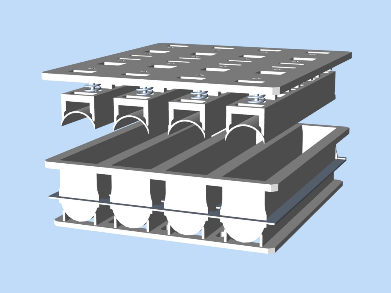 Afbeelding 1 van Cheese mould (4x) Ø112 x 750 mm