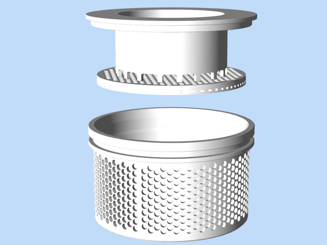 Afbeelding 1 van Cheese mould Ø350 mm – protected-perforation