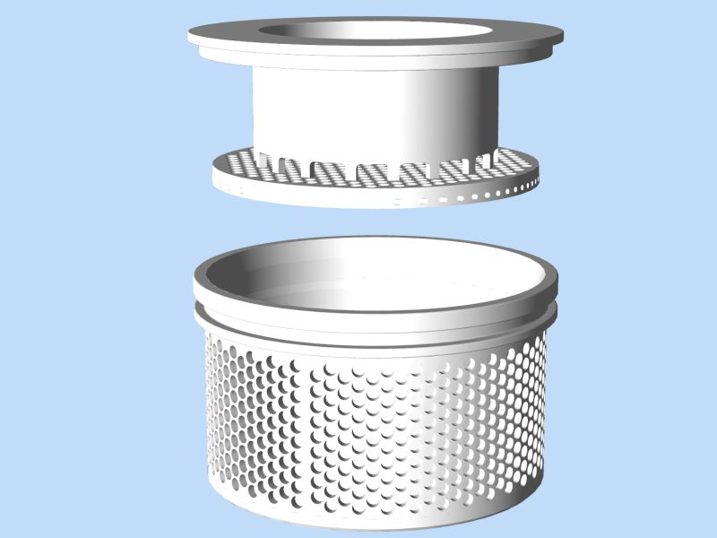 Cheese mould Ø350 mm – protected-perforation