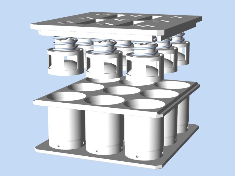 Edam multi mould (9x) Ø145 x 220 mm